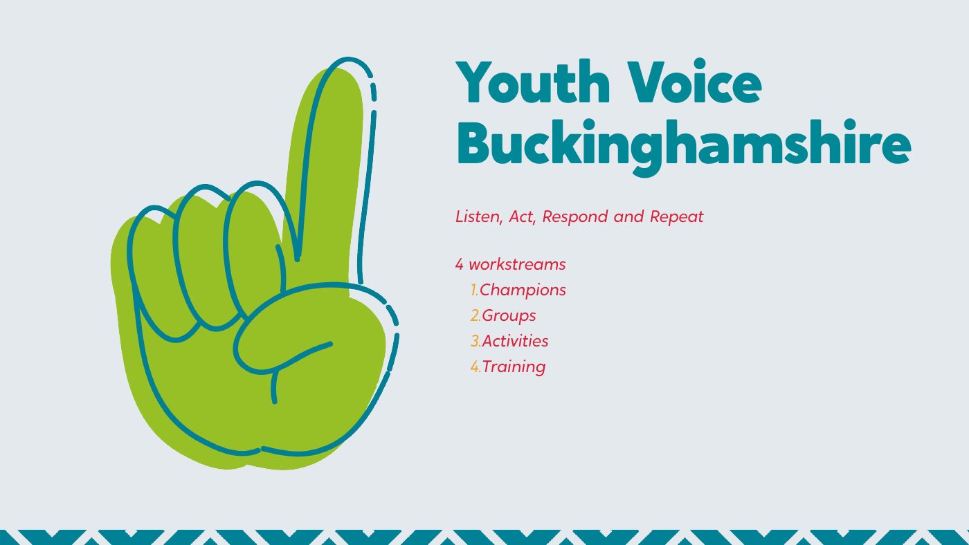 Youth Voice Buckinghamshire slide