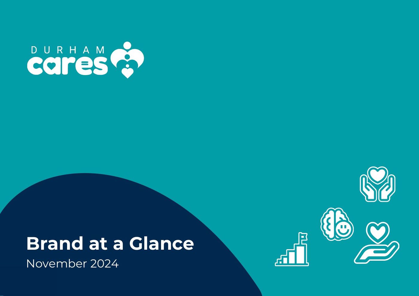 Durham Cares Brand at a Glance, page 1: Cover, November 2024