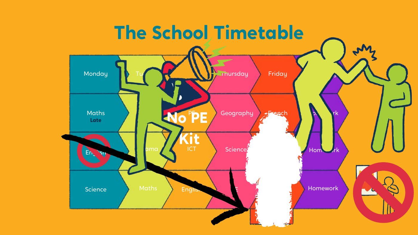School timetable slide