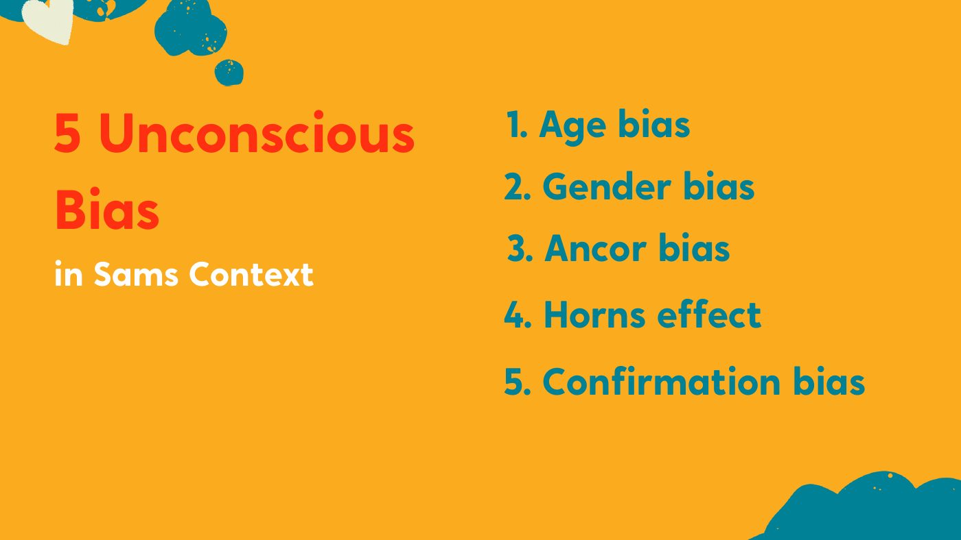 Five unconscious biases slide