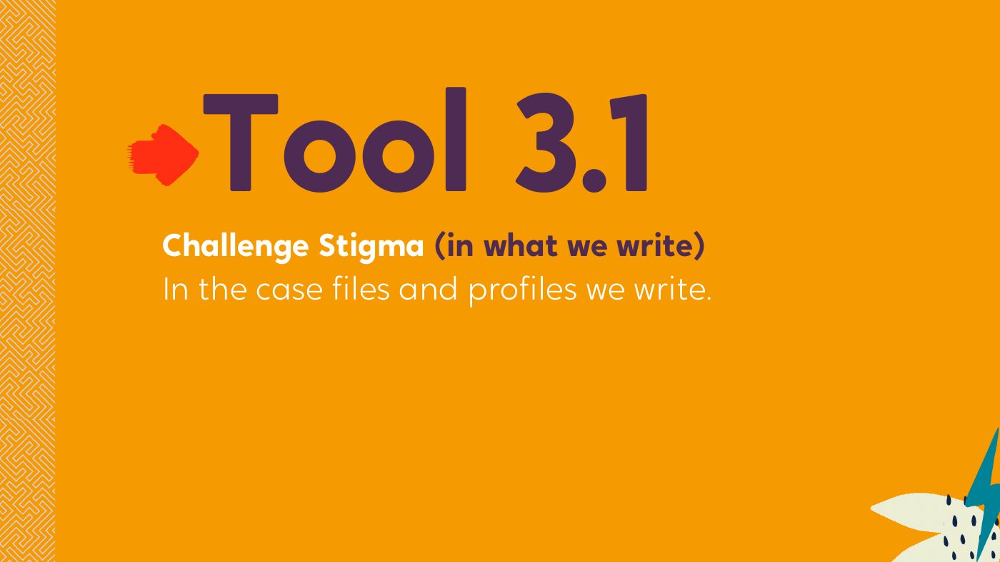 Challenge stigma slide