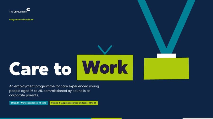 Care to Work brochure cover