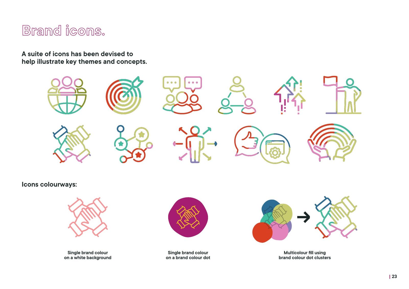 SEYPC brand manual: Brand icons and colourways