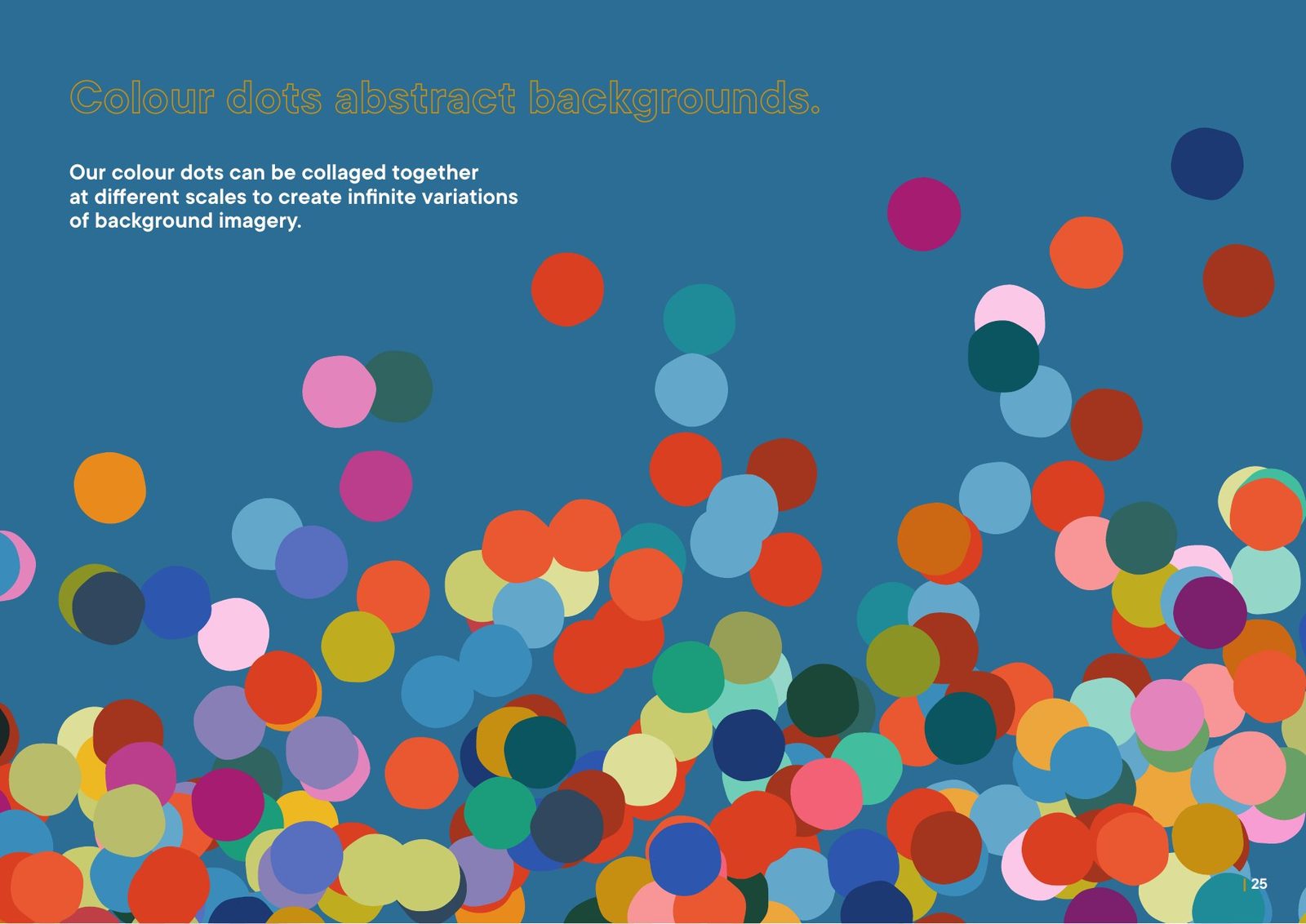 SEYPC brand manual: Colour dot backgrounds