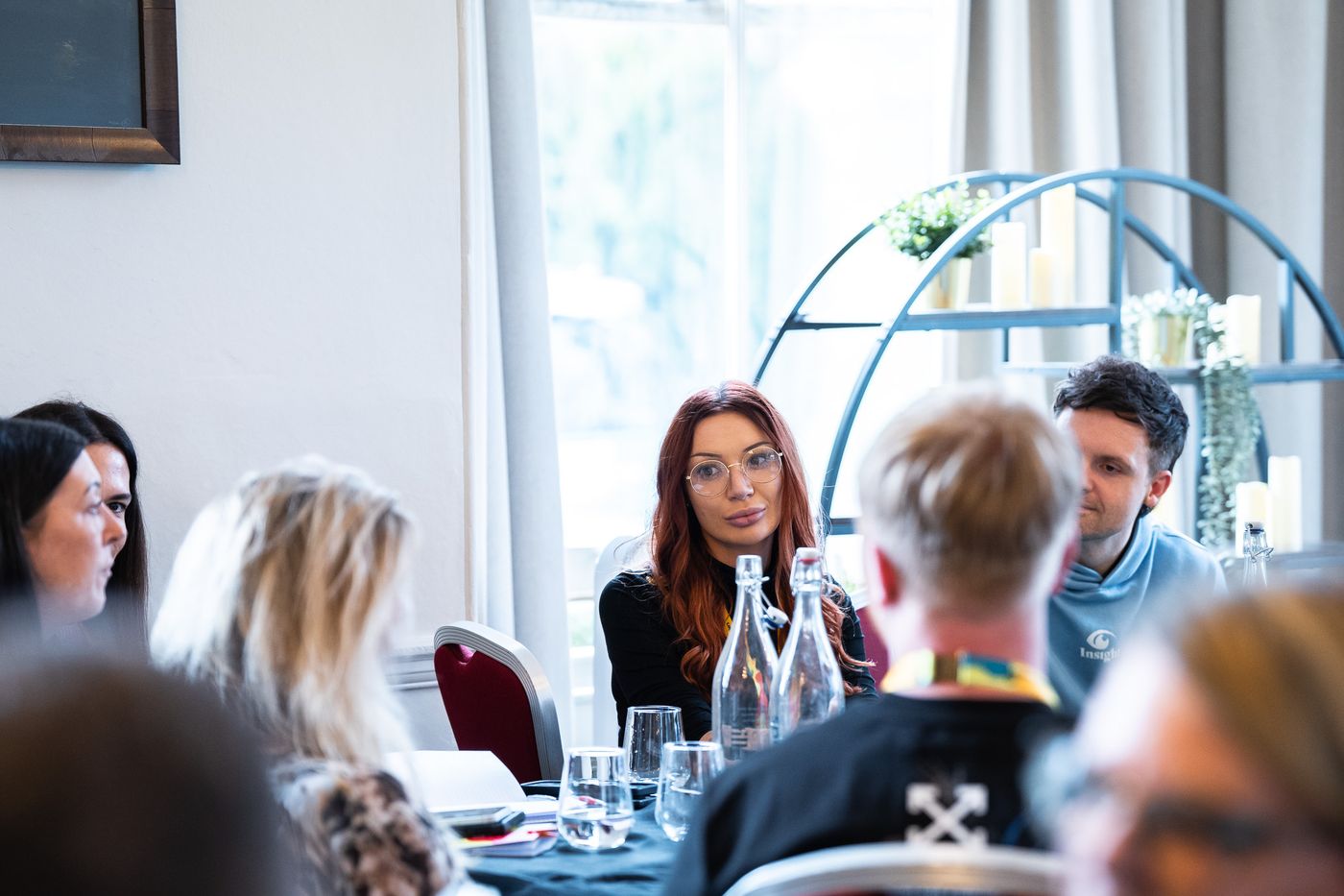 A small group discussion in a breakout room