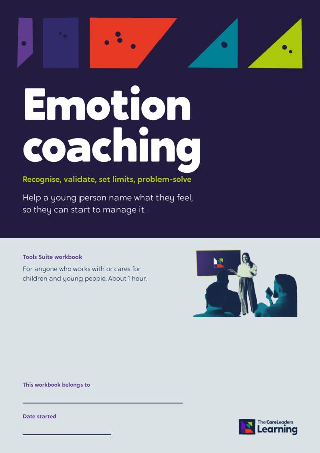 Emotion Coaching workbook, page 1 of the sample