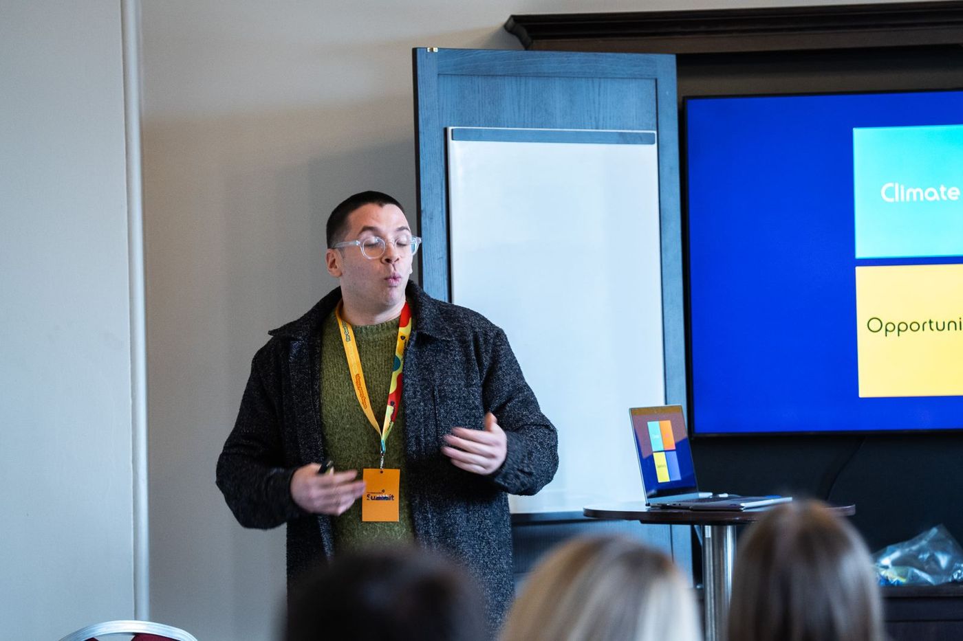 A breakout workshop at the Summit